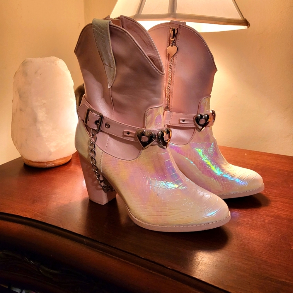 Poster Girl Iridescent Cowgirl Boots
